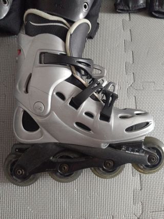 Patines Rollerblade Talla 38 + Protecciones