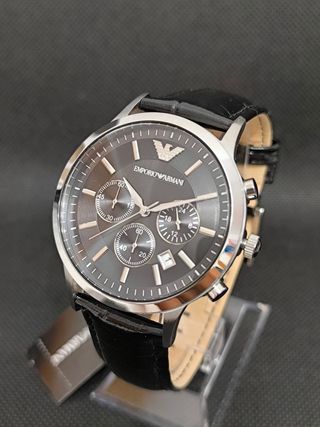 Reloj Emporio Armani AR2447 Cronógrafo Correa Piel