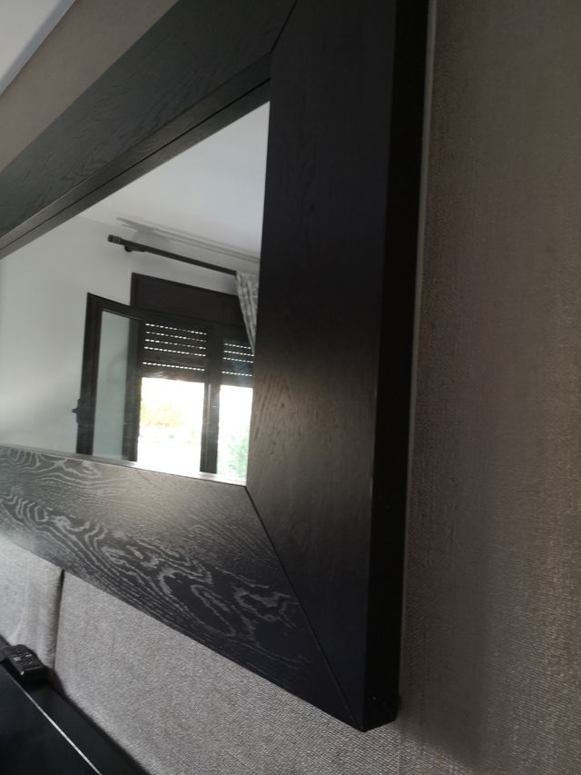 Espejo Madera color Wengue Rectangular Grande