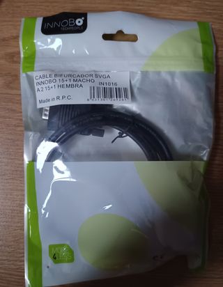 Cable Bifurcador SVGA INNOBO 15+1 Macho/Hembra
