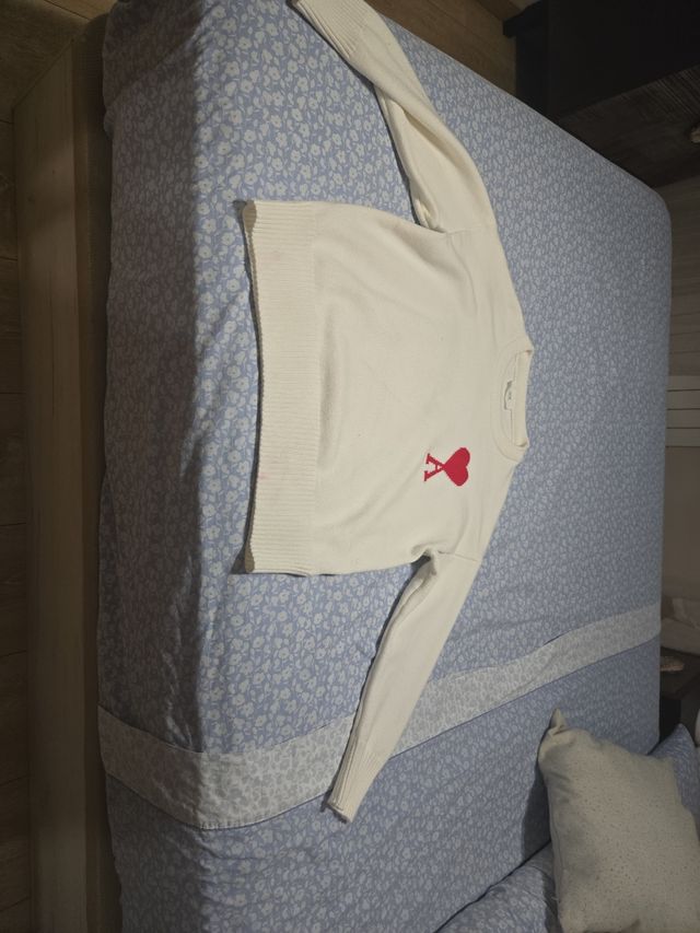 Jersey Ami Paris Corazón Rojo Blanco