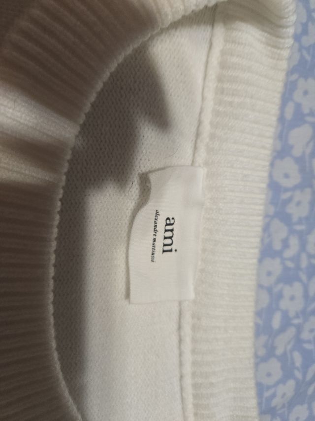 Jersey Ami Paris Corazón Rojo Blanco