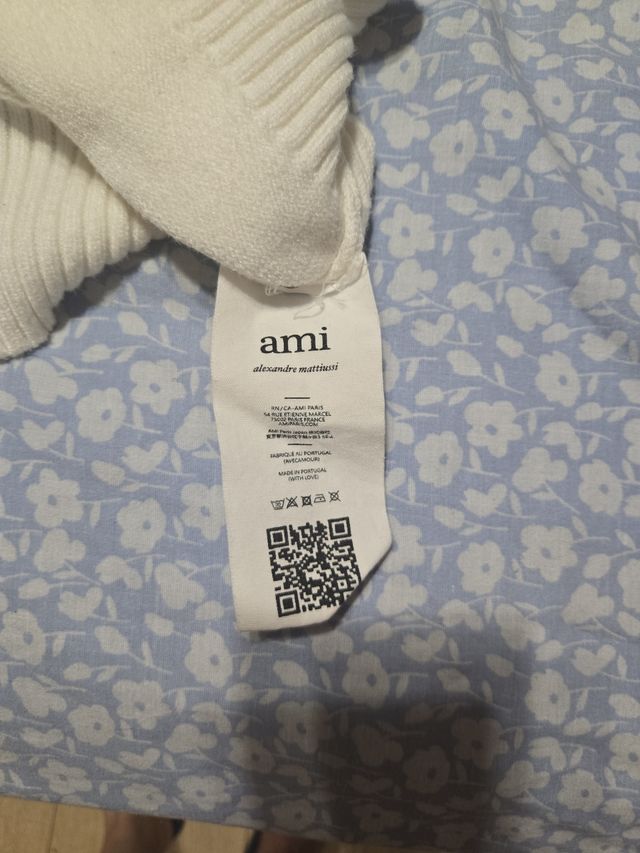 Jersey Ami Paris Corazón Rojo Blanco