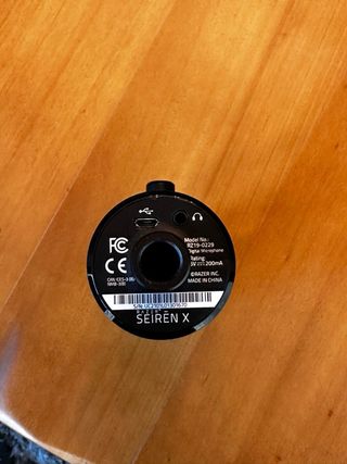 Micrófono Razer Seiren X Negro