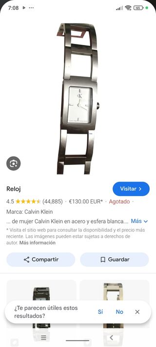 Reloj Calvin Klein - Diseño Elegante
30 euros 