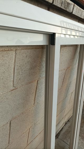 Ventana Corredera Aluminio Blanca