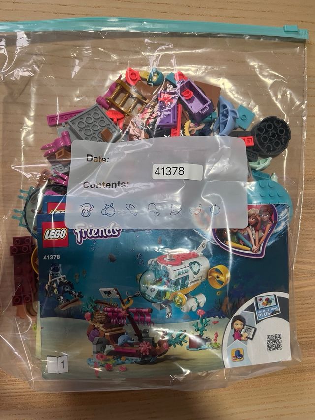 Lego Friends 41378: Sottomarino di salvataggio