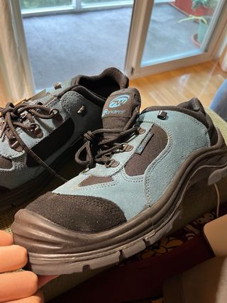 Hi-Tec Zapatos de Seguridad Negros/Azules