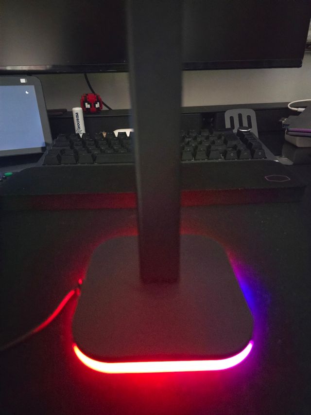 Supporto Cuffie RGB Alluminio Nero