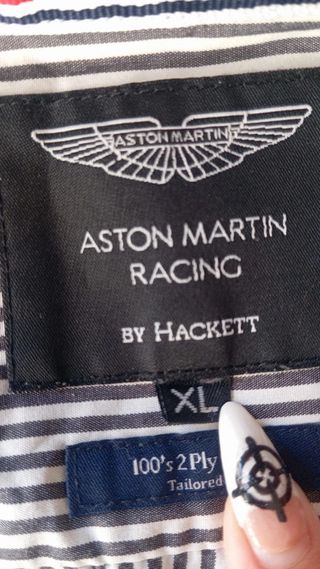 Camisa hombre Aston Martin Racing Hackett XL retro