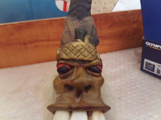 Totem artesanal étnico Inca Mexicano