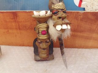 Totem artesanal étnico Inca Mexicano