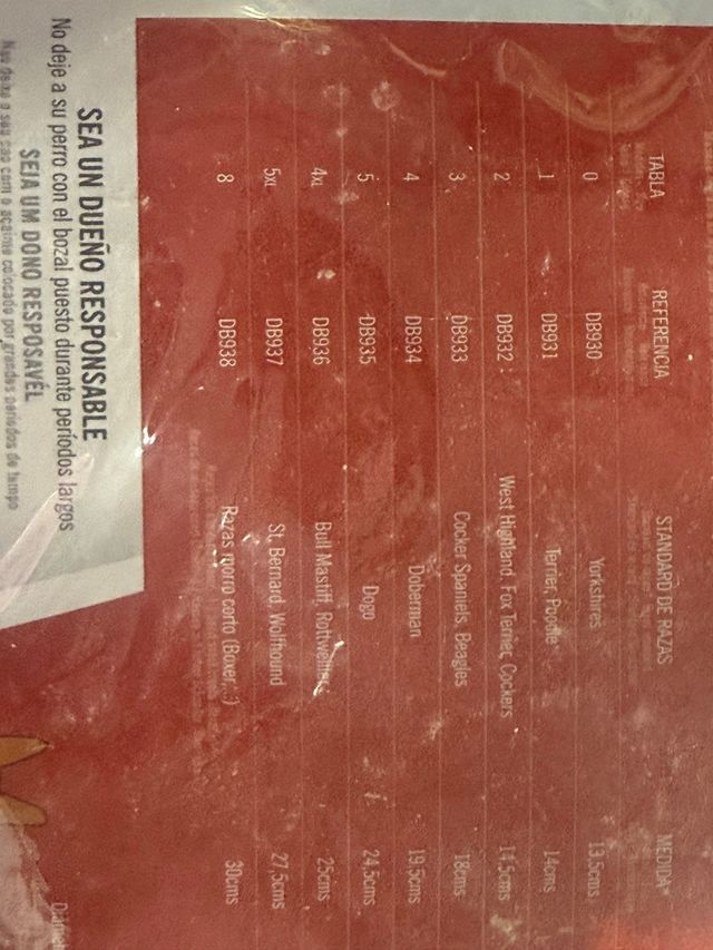 Bozal Nylon Perros BPS Ajustable Azul