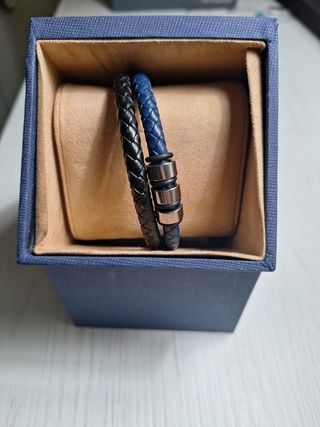 Pulsera trenzada hombre