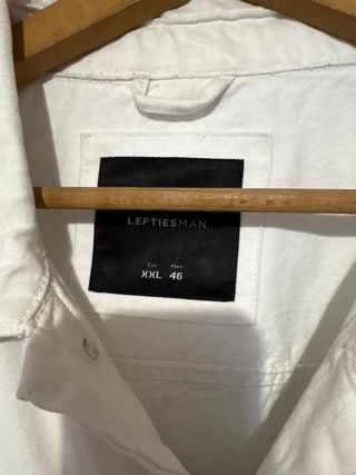 Chaqueta vaquera Lefties blanca talla XXL