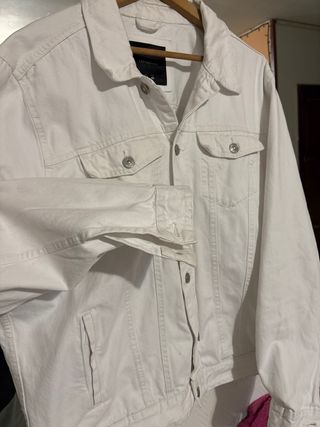 Chaqueta vaquera Lefties blanca talla XXL