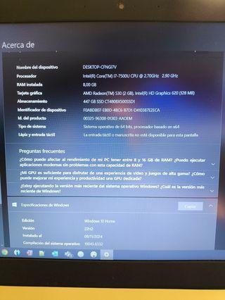 Portátil Lenovo IdeaPad 330-15IKB i7 7500