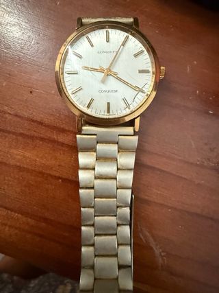 Reloj Longines Conquest Oro y Plata