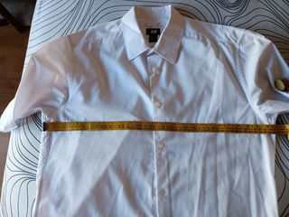 Camisa H&M Easy Iron Talla M Blanca. Baturro 