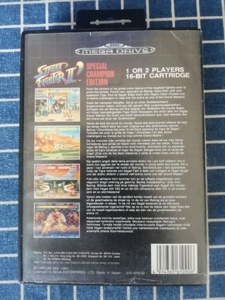 MEGADRIVE STREET FIGHTER 2 ORIGINAL 