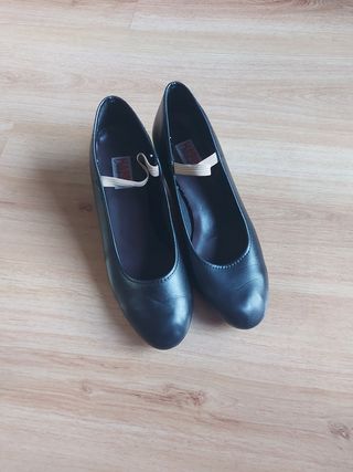 Zapatos Flamenco Niña Negros