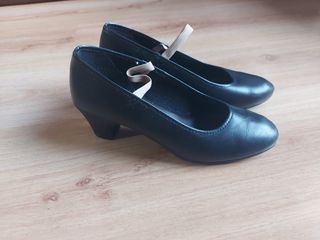 Zapatos Flamenco Niña Negros