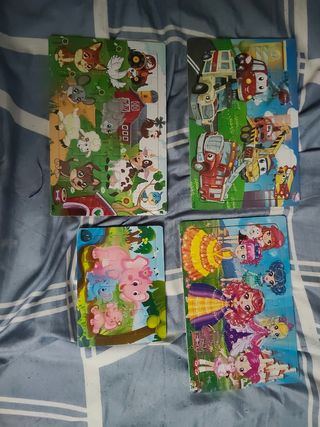Lote 4 Puzzles Infantiles