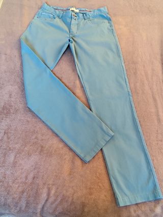 Pantalones de vestir hombre azul