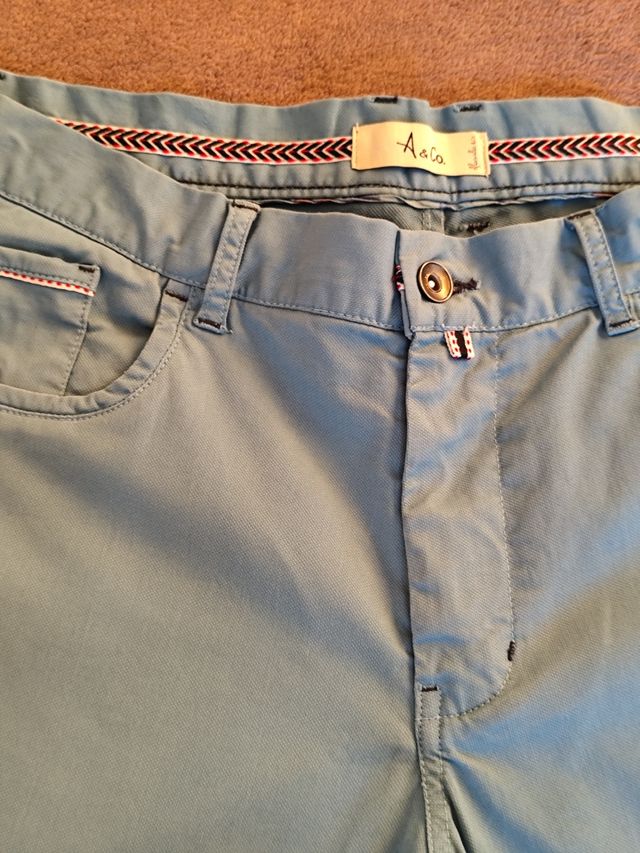 Pantalones de vestir hombre azul