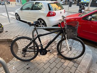 Bicicleta Aluminio 26 con Cesta