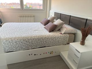 Dormitorio matrimonio blanco lacado