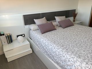 Dormitorio matrimonio blanco lacado