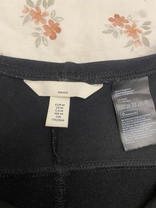 Leggings premamá H&M negros Talla M