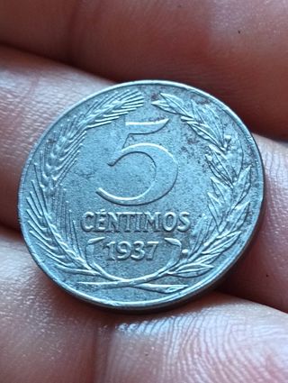 Moneda 50 céntimos República Española 1937