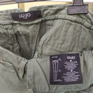 Pantaloni Liu Jo verde oliva