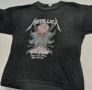 Camiseta Metallica Vintage 89