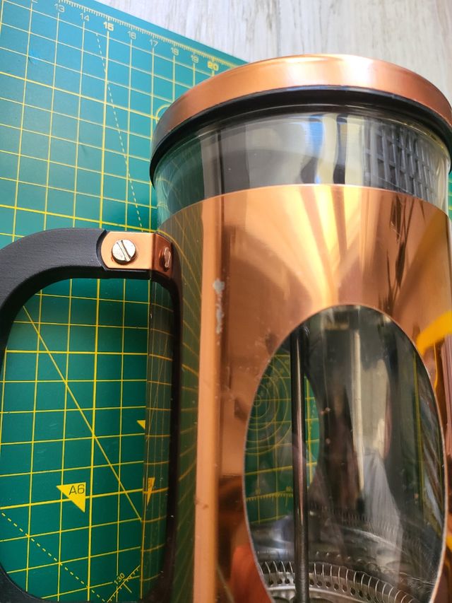 Cafetera Bonvivo Prensa Francesa Cobre