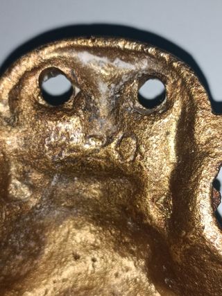 Reloj de sobremesa bronce antiguo años 50