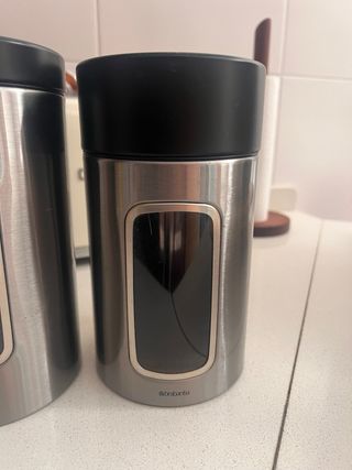 Conjunto Frascos Armazenamento Brabantia