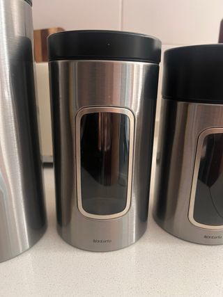 Conjunto Frascos Armazenamento Brabantia