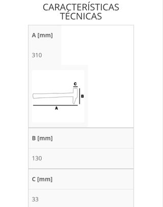 Martillo Bellota 8007 C