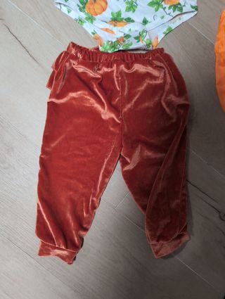 Conjunto disfraz Halloween niña calabaza