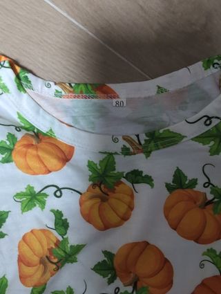 Conjunto disfraz Halloween niña calabaza