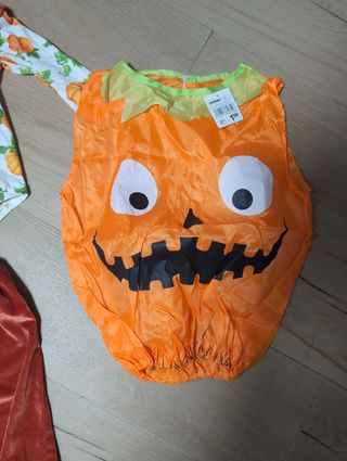 Conjunto disfraz Halloween niña calabaza