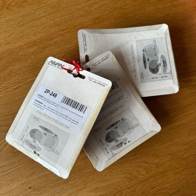 Set pastiglie freno Nissin 2P213 e 2P248