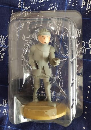 Figura Tintín con armadura 