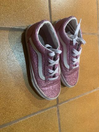 Playeros niña Vans rosas 