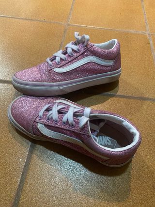 Playeros niña Vans rosas 