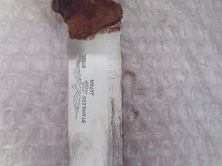 Totem artesanal cuerpo cabra Santería