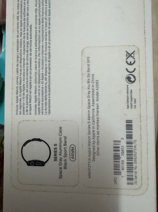 Apple Watch S.5 44mm alluminio Grigio Siderale